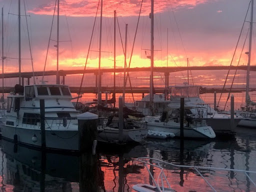 Sunset at Homer Smith Marina