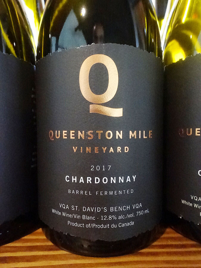 Queenston Mile Barrel Fermented Chardonnay 2017 (91 pts)