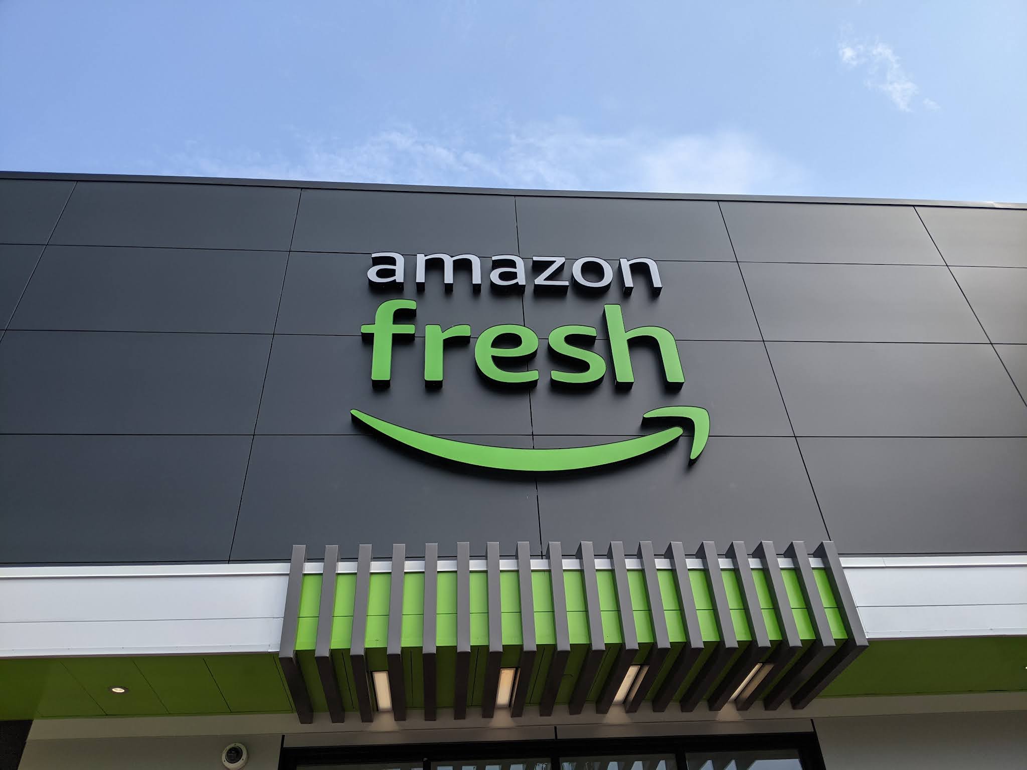 Robert Dyer Bethesda Row Amazon Fresh Chevy Chase store signage