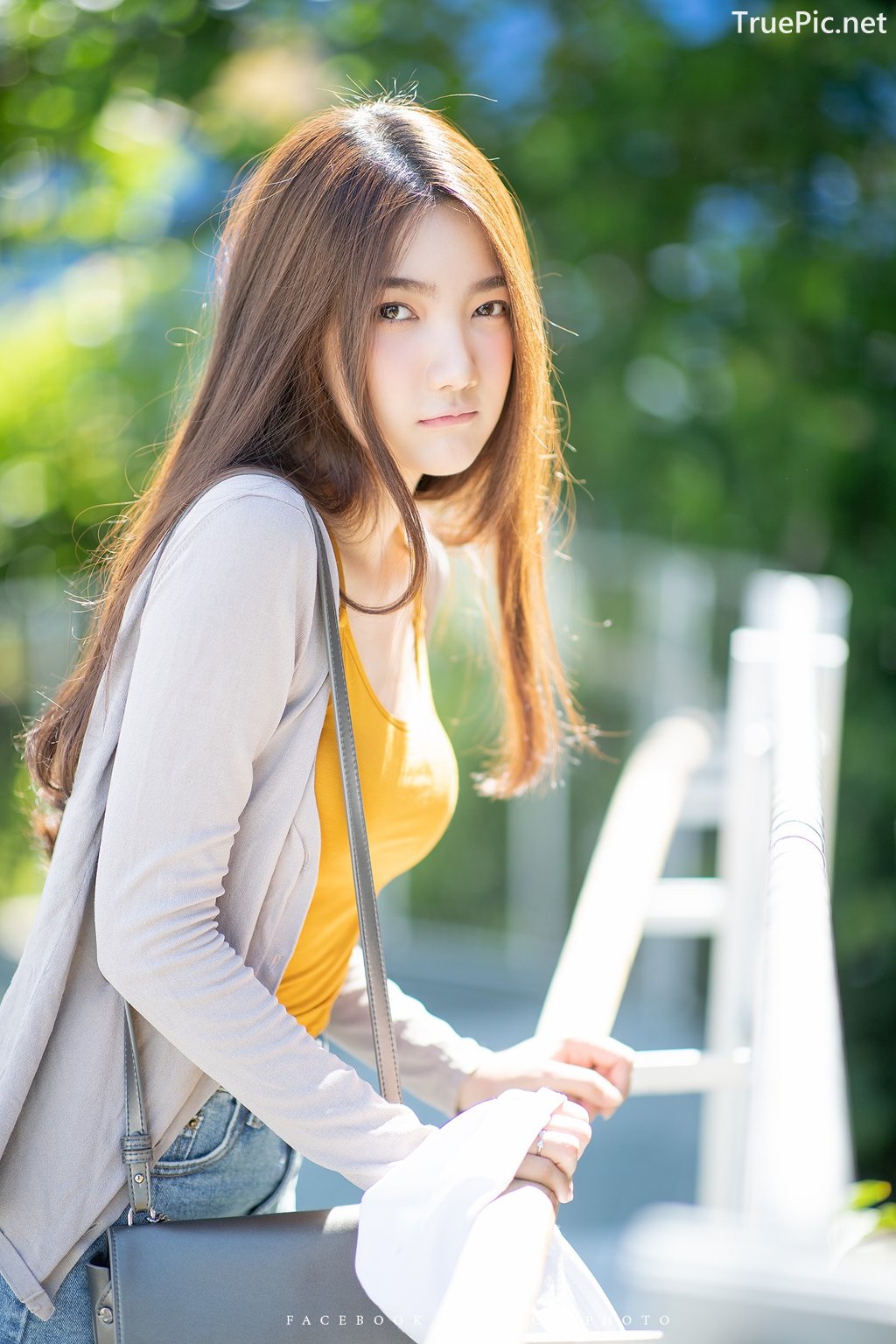 Image-Thailand-Cute-Model-Creammy-Chanama-Beautiful-Angel-In-Flower-Garden-TruePic.net- Picture-34