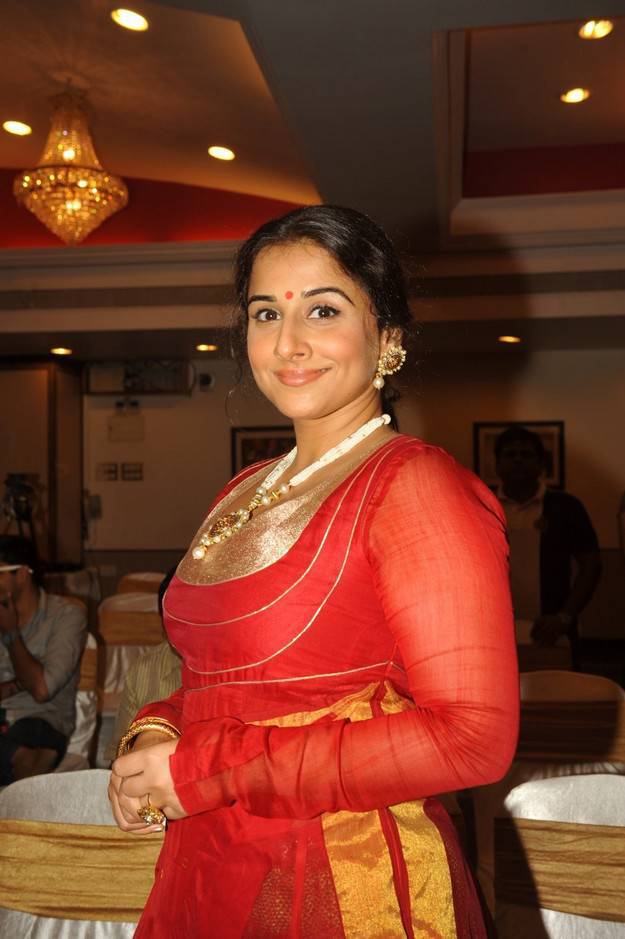 Vidya Balan Unseen Photos In Red Dress