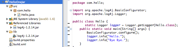 OBSCURED CLARITY: Java One-Jar Example Using Ant and Eclipse