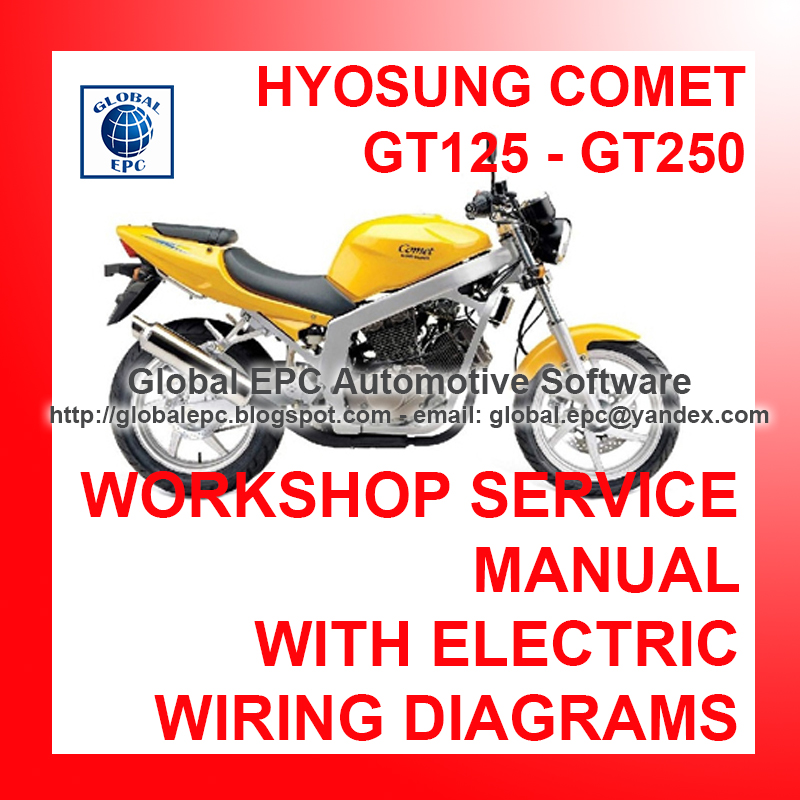 Auto Moto Repair Manuals  Hyosung Comet Gt125 Gt250