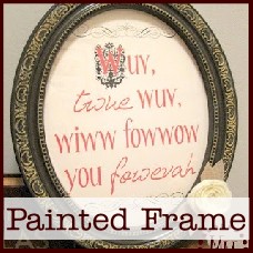 painted frame