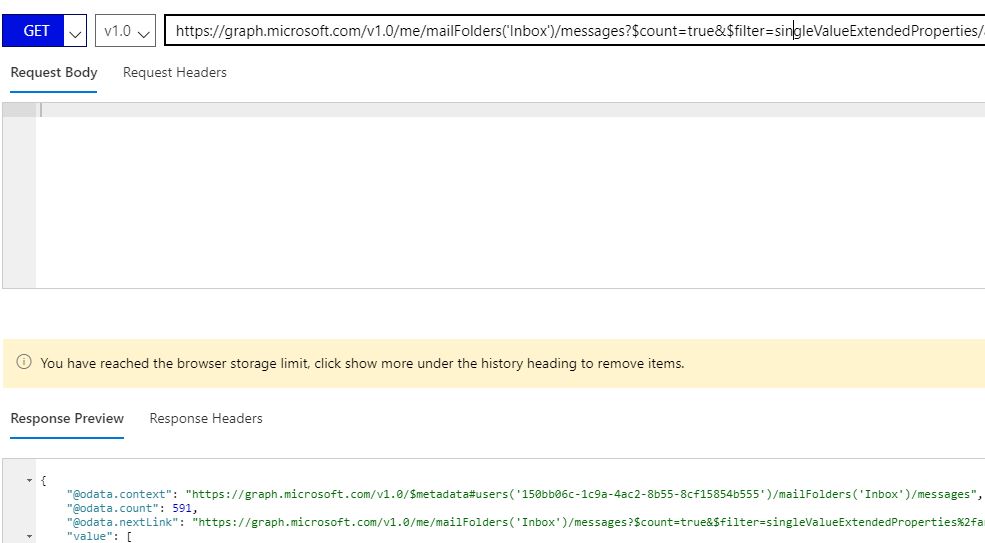 Migrating your Mailbox searches in EWS to the Graph API Part 1 Filters