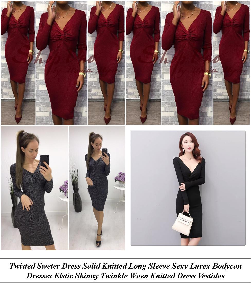 Cheap Womens Clothes Uk Twisted Sweter Dress Solid Knitted Long