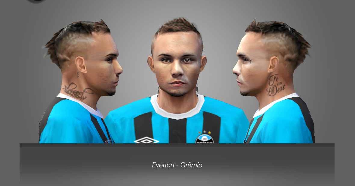 ultigamerz: PES 6 Everton (Brazil NT) Face 2019