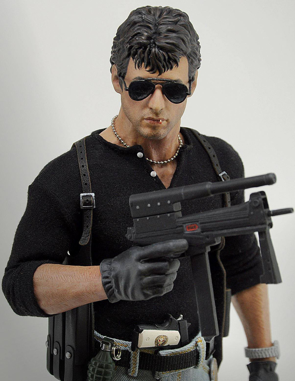 Sly Stallone In Cobra Movie Guns Used By
