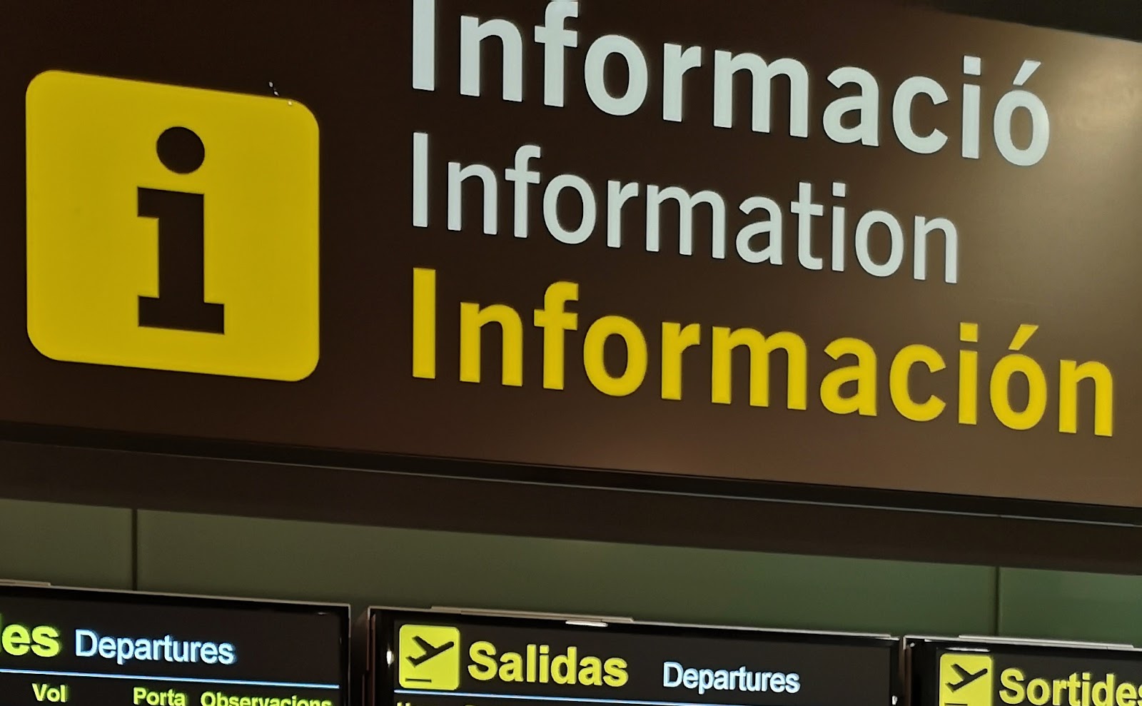 INFORMACIÓN DEL AEROPUERTO DE BARCELONA