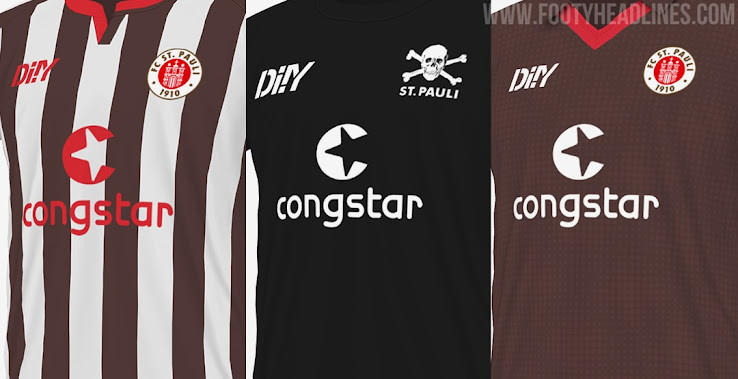 In House Fc St Pauli 21 22 Concept Home Away Third Kits Footy Headlines
