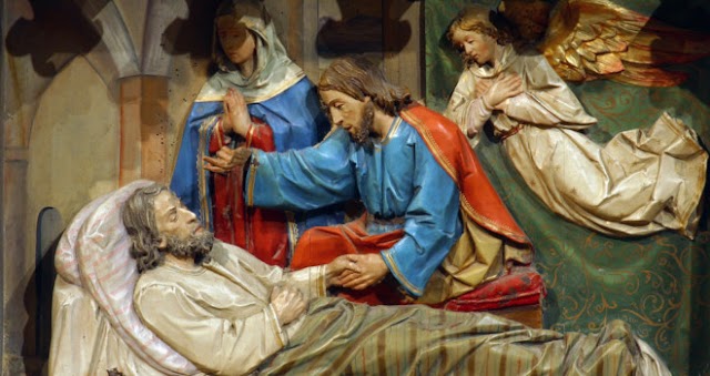 St Joseph patron of a happy death