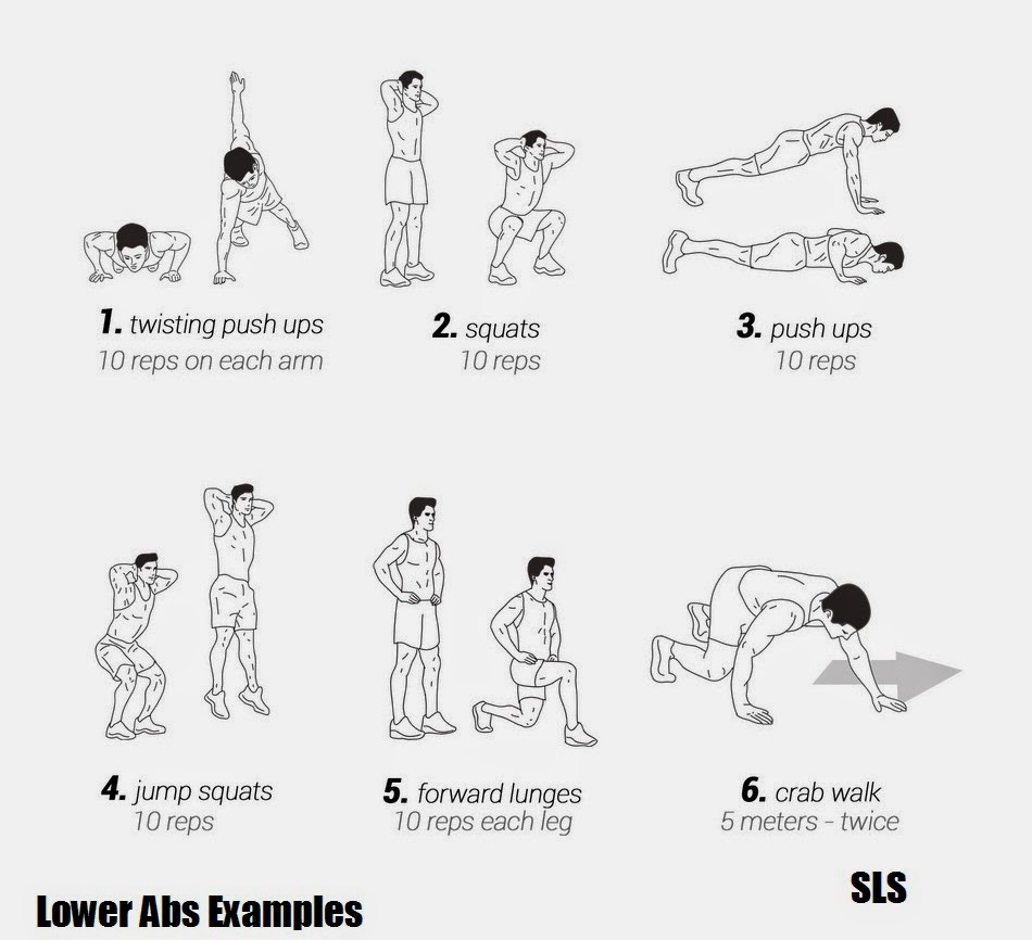 Lower Abs and Legs Exercises Examples | Fashion and Health Spot