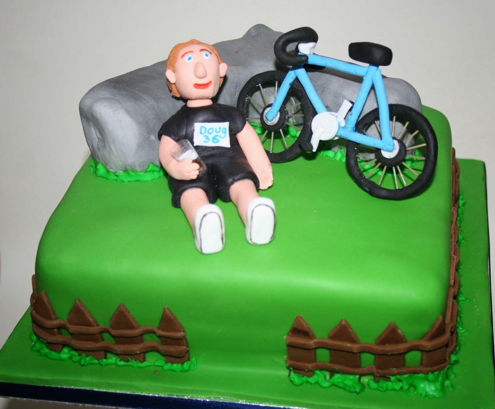 Chintzy Cakes: Bike Cake and Cupcakes