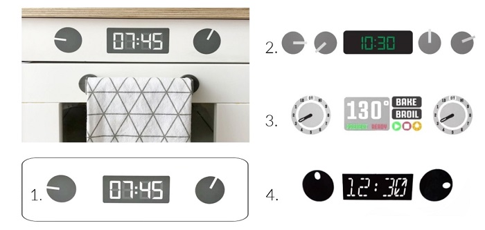 play kitchen stickers