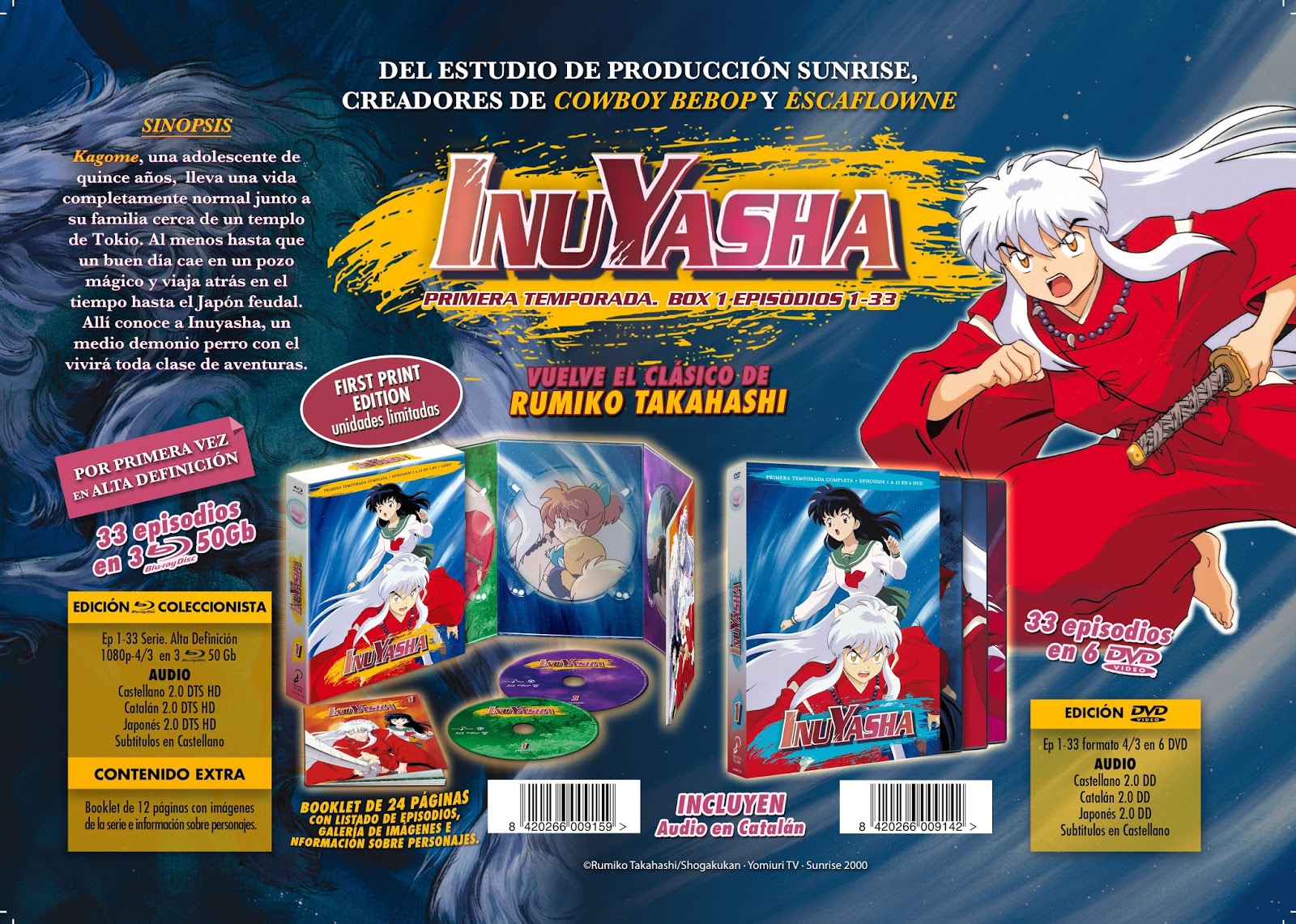 Inuyasha: Temporada final. Episodios 1 a 26 (DVD) · SELECTA VISION · El  Corte Inglés