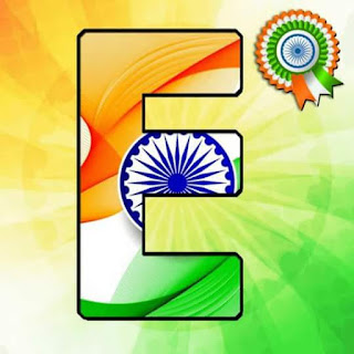  Tiranga Whatsapp DP aphabet image  E