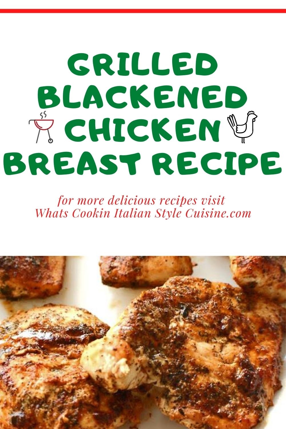 blackened grilled chicken