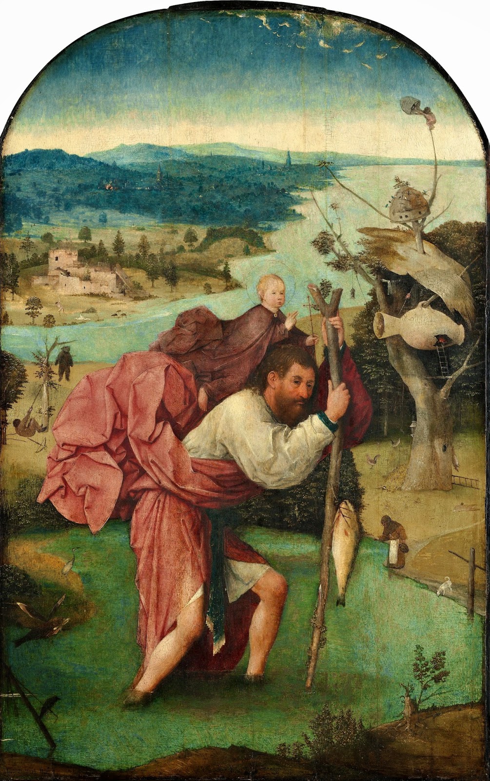 Иероним Босх - Св.Христофор (ок.1496-1505)