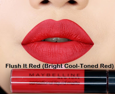 Flush It Red (Bright Cool-Toned Red) Flush It Red (Bright Cool-Toned Red)