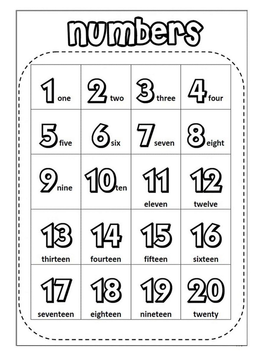 Coloring Pages Numbers 1 20 ~ Coloring Pages