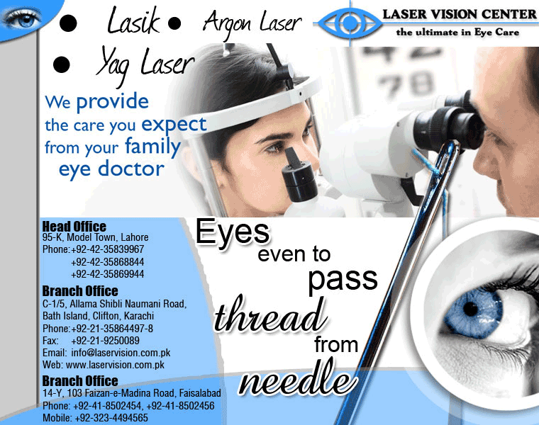 Lasik Eye Surgery Price In Pakistan