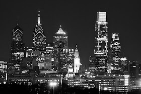 Derek Brad Photography: Philadelphia Skyline in Black and White