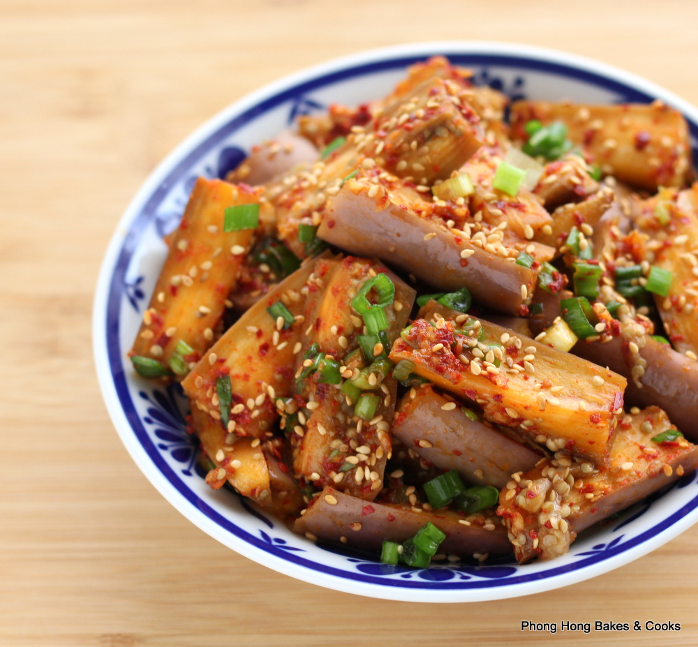 PH the Malaysian Carnivore Korean Eggplant Banchan