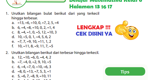 Lengkap Kunci Jawaban Halaman 17 18 Buku Senang Belajar Matematika Kelas 6 Simple News Kunci Jawaban Lengkap Terbaru Lengkap Kunci Jawaban Halaman 17 18 Buku Senang Belajar Matematika Kelas 6 Simple News Kunci Jawaban Lengkap Terbaru