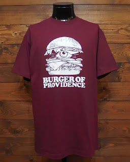 BURGER OF PROVIDENCE  Tシャツ Burgundy/バーガンディ
