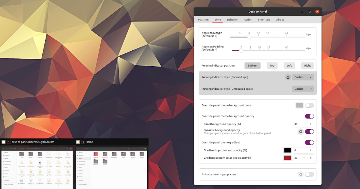 GNOME Shell Dash To Panel v43 Released With GNOME 40 Support Linux