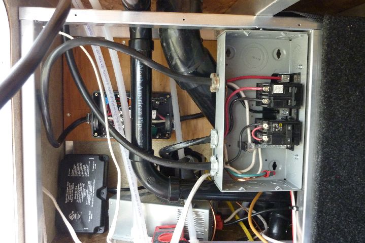 Manual Transfer Switch for RV: Manual Transfer Switch and Front