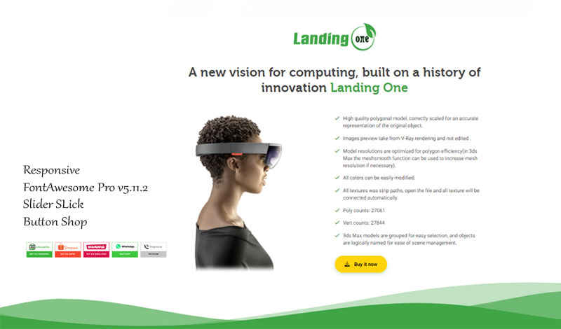 Landing One Responsive Blogger Template Landing One Responsive Blogger Template