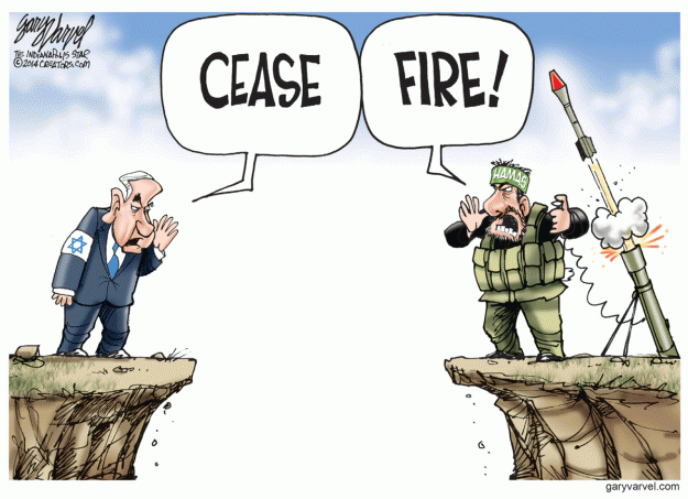 Cease. Cease fire. Cease fire. пожарные. израильские карикатуры.