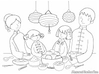 Makan Bersama Keluarga Dalam Perayaan Hari Imlek