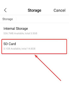 choice storage download