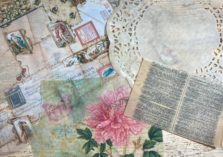 Nigezza Creates Junk Journal Making Faux Vellum Using Tea Lights & Paper