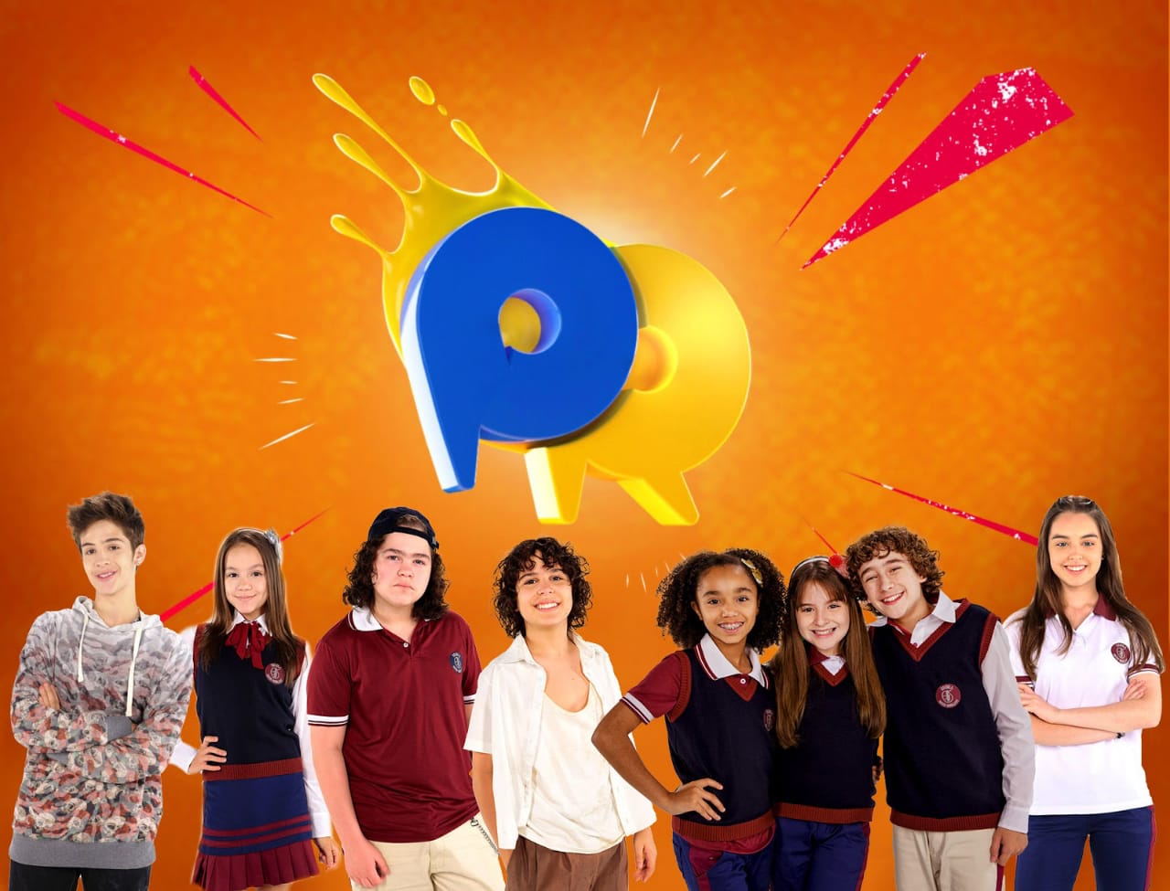 As Aventuras de Poliana Elenco da novela “As Aventuras de Poliana” se enfrentam no “Passa ou