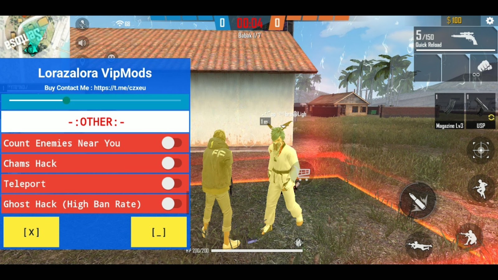 Mod Menu Lorazalora Vipmods Free Fire 1 47 0 Auto Hs
