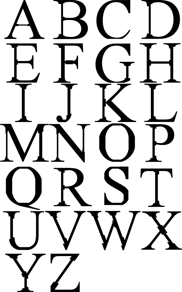 Design Practice Blog OUGD403 Brief 2 Illustrator Alphabet