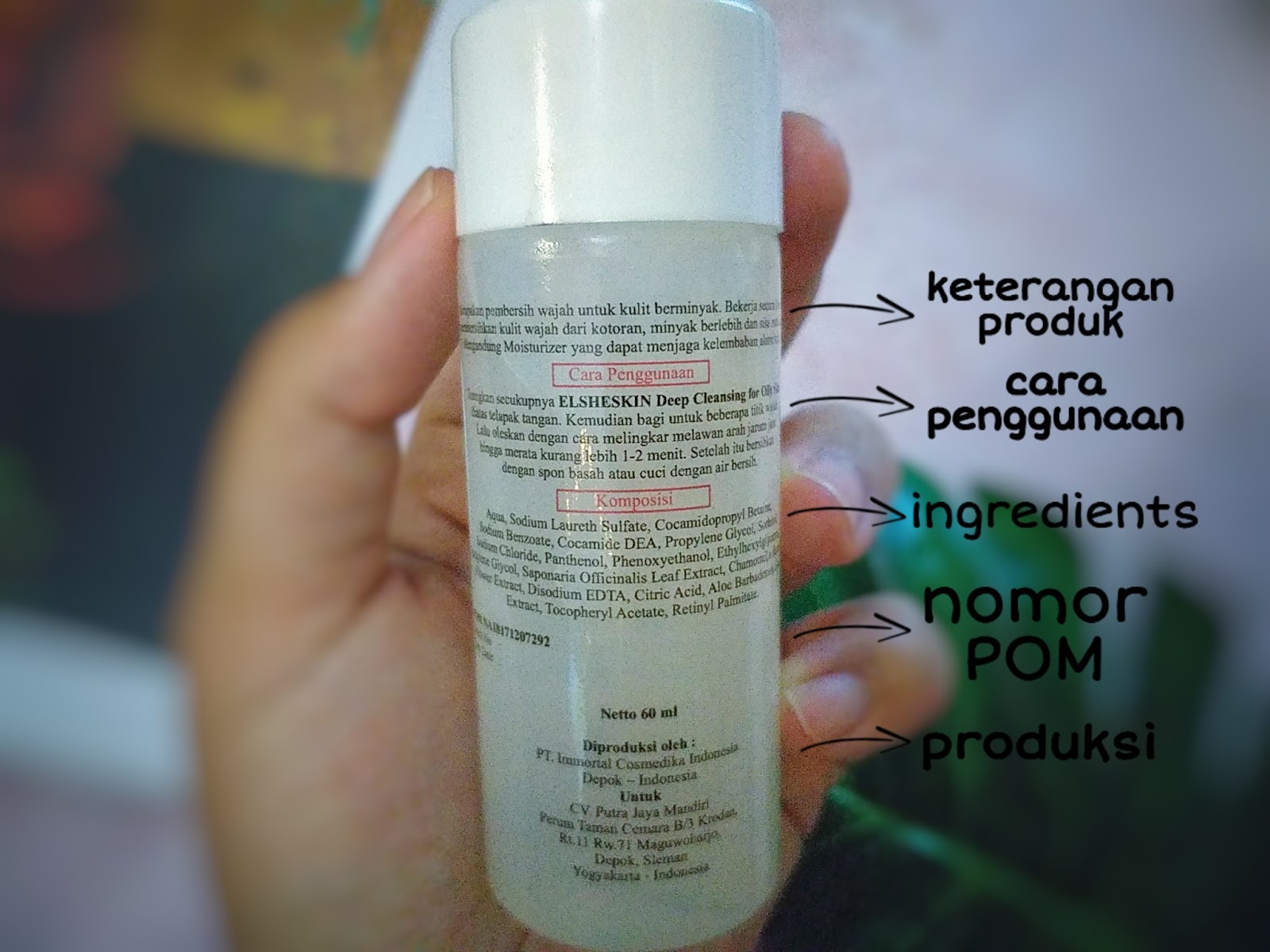 elsheskin deep cleansing for oily skin