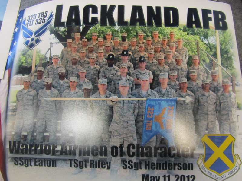 The Carters AB Carter Shawn Honor Graduate out of 700 Lackland, AFB