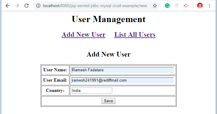 Source Code Examples
