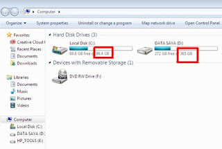 Check the Computer Hard Disk Capacity