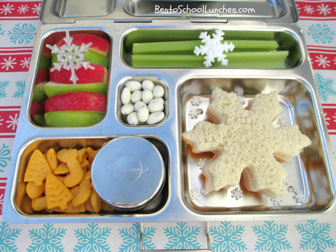 Snowflake, Christmas, Planetbox Review, Bento School Lunches