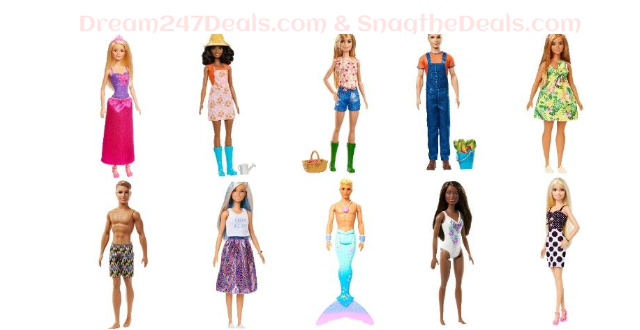 Barbie Dolls under $10 at walmart