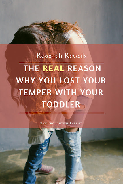 losing your temper with toddler