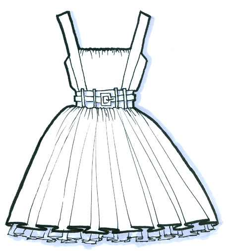 Skirt Flat Sketch