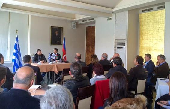 Σε εξέλιξη η συνάντηση του πρέσβη του Αζερμπαϊτζάν με φορείς της πόλης της Χαλκίδας (ΦΩΤΟ)