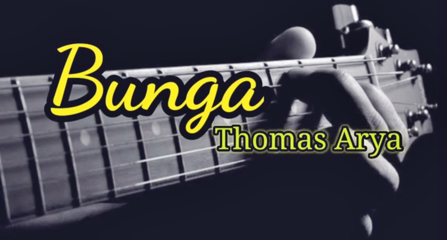 Bunga || Thomas Arya || Karaoke Akustik || Lirik Bunga Thomas Arya