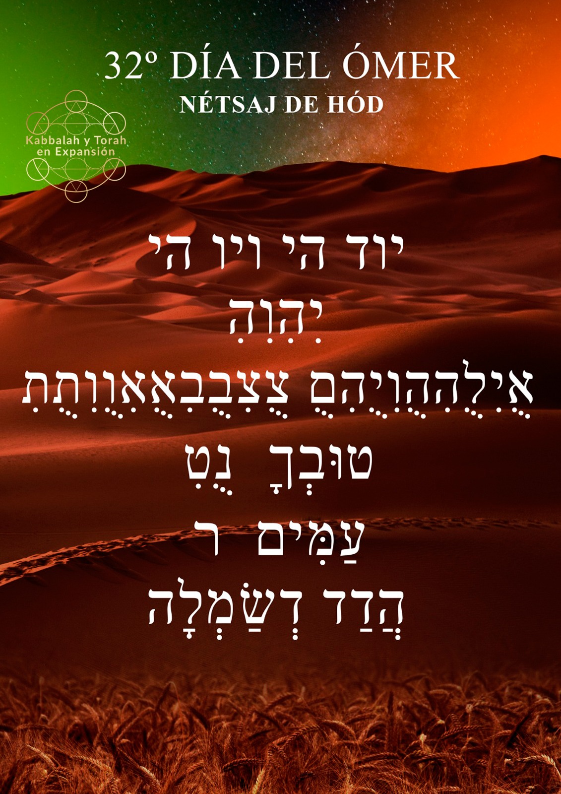 Kabbalah y Torah en Expansión QUINTA SEMANA DE LA CUENTA DEL OMER